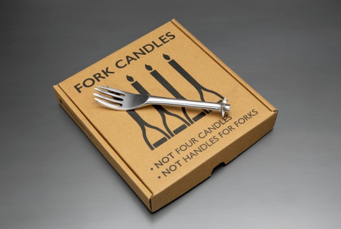 Fork Candles metal