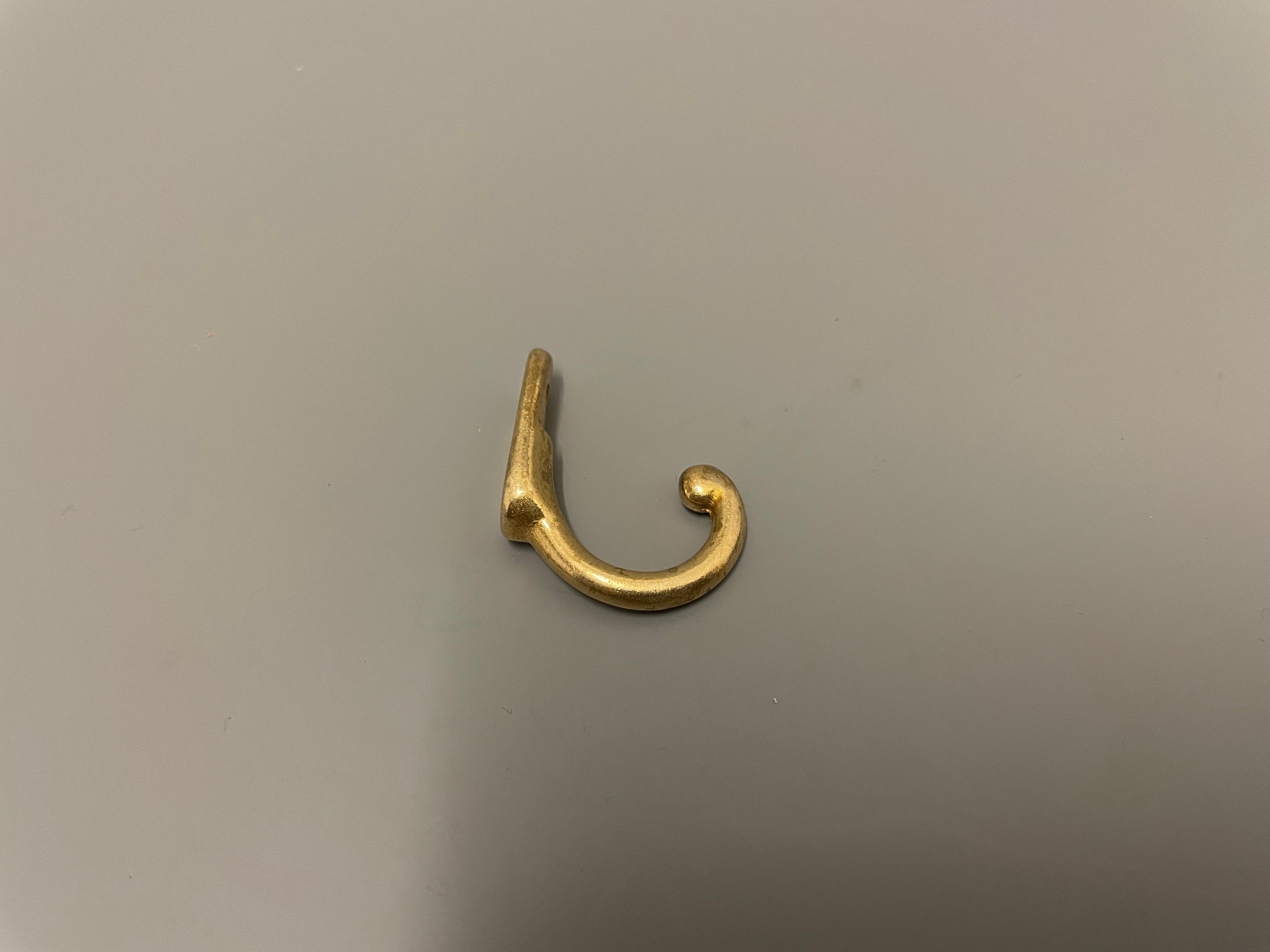 Solid Brass tie back hook